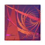 Triangulation Fractal Art magnets