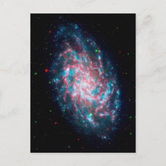 Triangulum Galaxy postcard