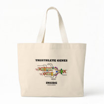 Triathlete Genes Inside (DNA Replication) Tote Bags