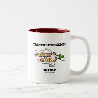 Triathlete Genes Inside (DNA Replication) Coffee Mugs