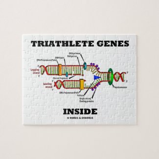 Triathlete Genes Inside (DNA Replication) Puzzle