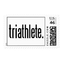 Triathlete. postage