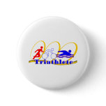 Triathlete - Run Bike Swim Button