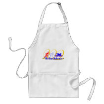 Triathlete SWIM RUN BIKE aprons by CossCountryStore Triathlete SWIM RUN BIKE aprons