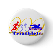 Triathlete SWIM RUN BIKE Buttons