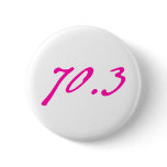 triathlon 70.3 pinback button