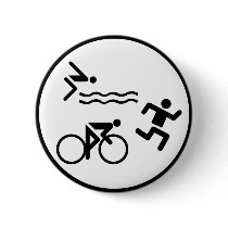 triathlon circle icon buttons