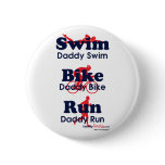 Triathlon Daddy Buttons
