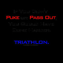 Triathlon Go Harder t-shirts