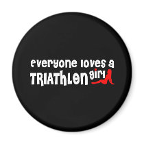 Triathlon magnets by republicofsport Triathlon magnets