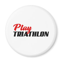 Triathlon magnets by republicofsport Triathlon magnets