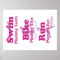 Triathlon Mommy Posters