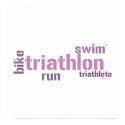 Triathlon Text posters