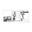 Triathlon Triptych - Line posters