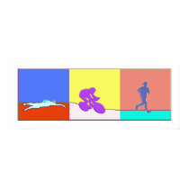 Triathlon Triptych posters
