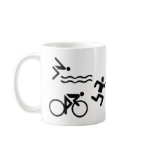 Triatholon - running swimming cycling mugs by Tomaniac Triatholon - running swimming cycling mugs
