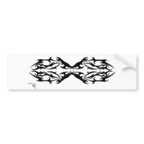 Tribal 1 bumper stickers by Tattees Tribal 1 bumper stickers