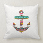 Tribal Anchor Throw Pillows