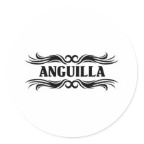 Tribal Anguilla Sticker