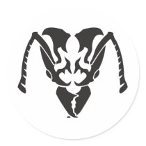 tribal-ant_black stickers
