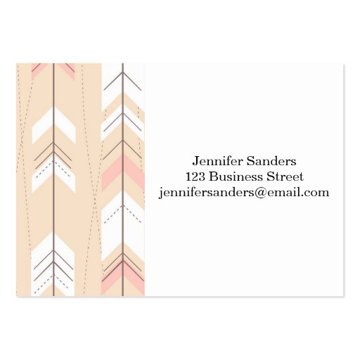 Tribal Arrows Business Cards (front side)