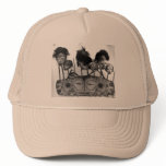 Tribal Art B+W Trucker Hats