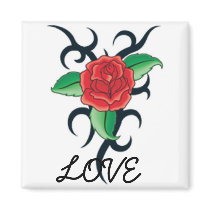 Tribal Art LOVE the Uncivilized World magnets