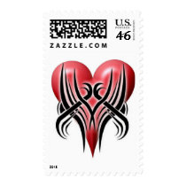 Tribal Art LOVE the Uncivilized World stamps