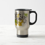 TRIBAL AUTUMN LEAVES travel mug