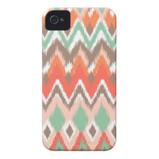 Tribal aztec chevron zig zag stripes chic pattern iPhone 4 cases