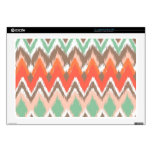 Tribal aztec chevron zig zag stripes chic pattern 17" laptop decal