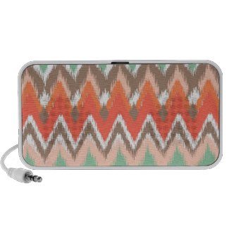 Tribal aztec chevron zig zag stripes chic pattern mini speaker