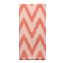 Tribal aztec chevron zig zag stripes ikat pattern cloth napkins