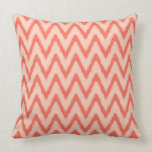 Tribal aztec chevron zig zag stripes ikat pattern throw pillows