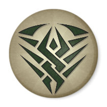 Tribal Badge Round Magnet magnets