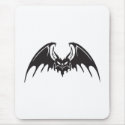 tribal bat design mousepads by halloweenie tribal bat design mousepads