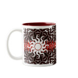 Tribal Batik Sun Mug