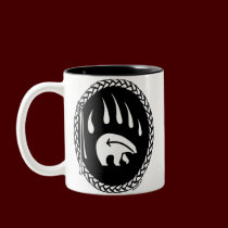 Tribal Bear Art Coffee Mug First Nations Bear Cup mugs
