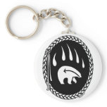 Tribal Bear Art Key Chain First Nations Bear Gifts