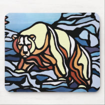 Tribal Bear Art Mousepad Stylish Wildlife Mousepad mousepads