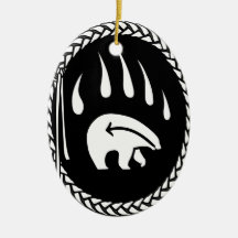 Tribal Bear Art Ornament Bear Keepsake & Gifts
