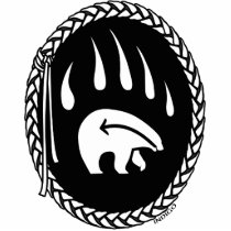 Tribal Bear Art Ornament Bear Keepsake & Gifts photo sculptures