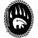 Tribal Bear Art Ornament Bear Keepsake & Gifts photo sculptures