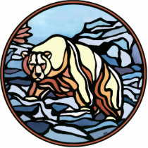Tribal Bear Art Ornament Bear Keepsake & Gifts photo sculptures