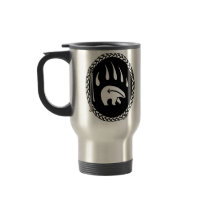 Tribal Bear Art Travel Mug First Nations Bear Cup