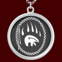 Tribal Bear Necklace Wildlife Art Bear Necklace necklaces