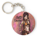 Tribal Belly Dancer Key Chain keychain