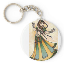 Tribal Belly Dancer keychains