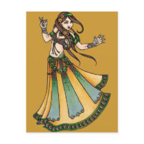 Tribal Belly Dancer postcards