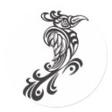 Tribal Bird Tattoo Design stickers